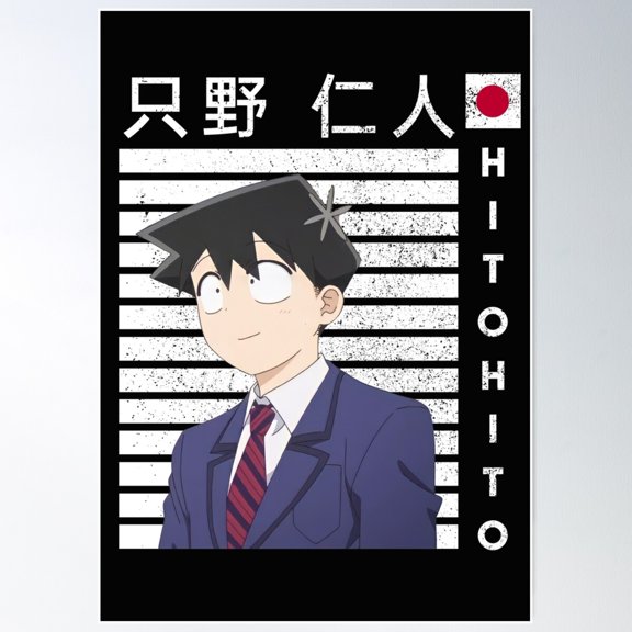 Komi San Tadano Hitohito Poster Wall Art, Modern Wall Decor For Living Room Bedroom, 8x12 UNFRAMED