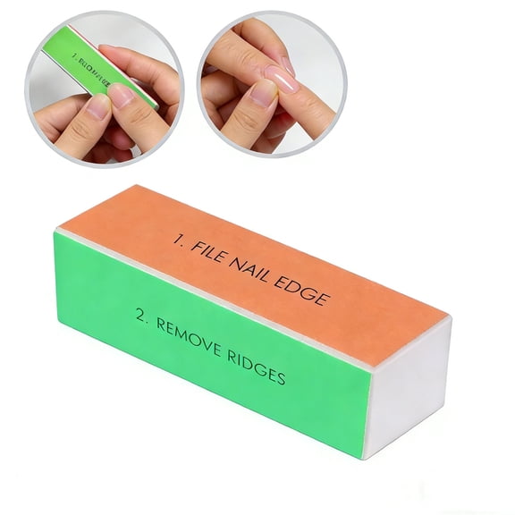 Komiseup 4 Ways Nail Buffer Block Nail Files And Buffer Nail Shines Buffer Blocks Files Sanding Polisher Smooths Buffs Shines Manicure Buffer Tools Kit For Nail Art
