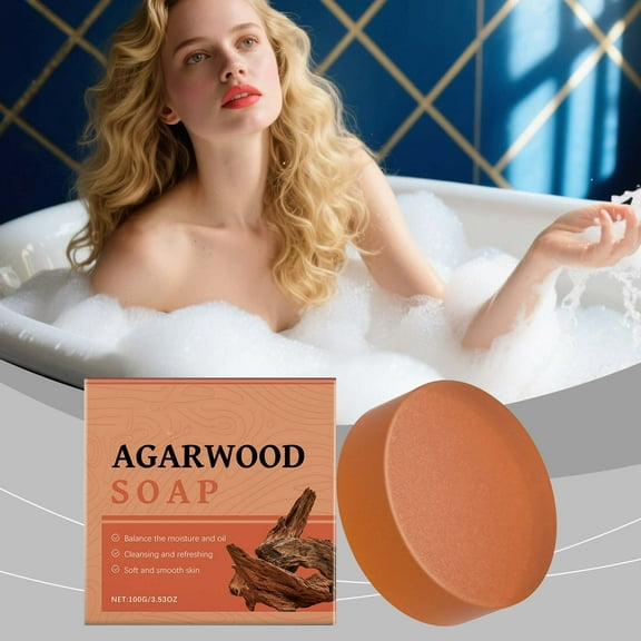Komiseup Agarwood Fresh And Clean Bath Soap Moisturizes And Locks Water To Relieve Sensitive Muscles Foam Is Dense Refreshing Comfortable And Clean Pores