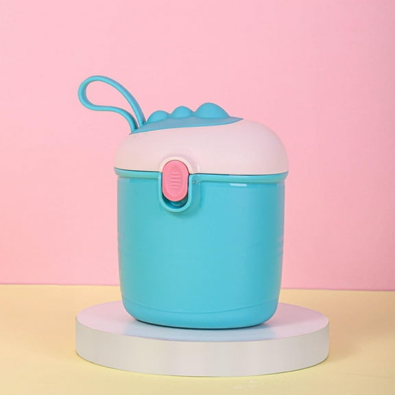 Komiseup Baby Formula Dispenser, Portable Milk Powder Dispenser Container With Carry Handle And Scoop For Travel Outdoor Activities With Baby Infant, 440ml