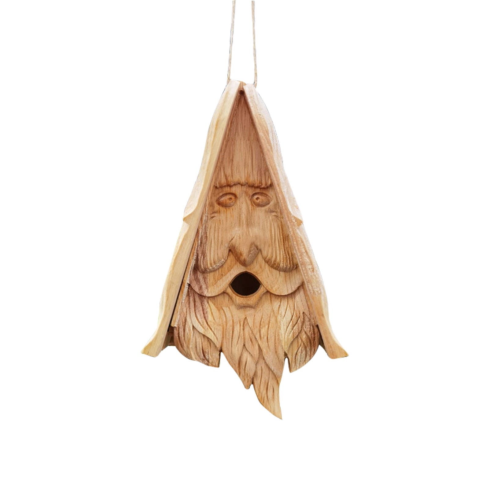 Komiseup Bird Houses for Outside, Hanging Outdoor BirdHouses, Wood Bird