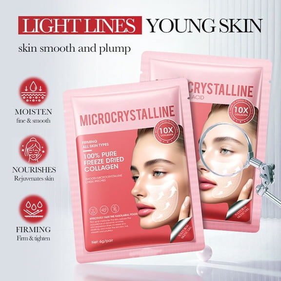Komiseup Facial Forehead Wrinkle Patches And Eye Mask Patches Resist Aging Lifting Treatments With Hyaluronic And Glycerin For Women