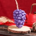 thumbnail image 1 of Komiseup Grape Soap On A Rope Handmade Shaped Bar Artisans Handcrafted Grapes Soaps Natural Manual Grape-shaped Soaps Decorative Gift For Showers Baptisms Home Spa 80g, 1 of 2