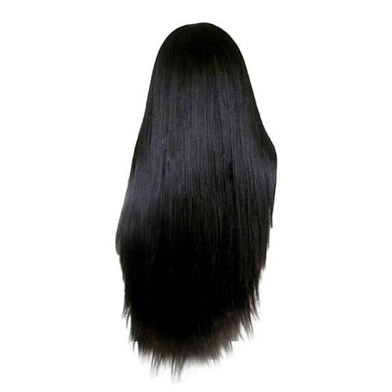 Komiseup Long Black Wigs for Women Long Straight Black Wigs for Women, Synthetic Black Straight Wig Natural Black Wigs for Party
