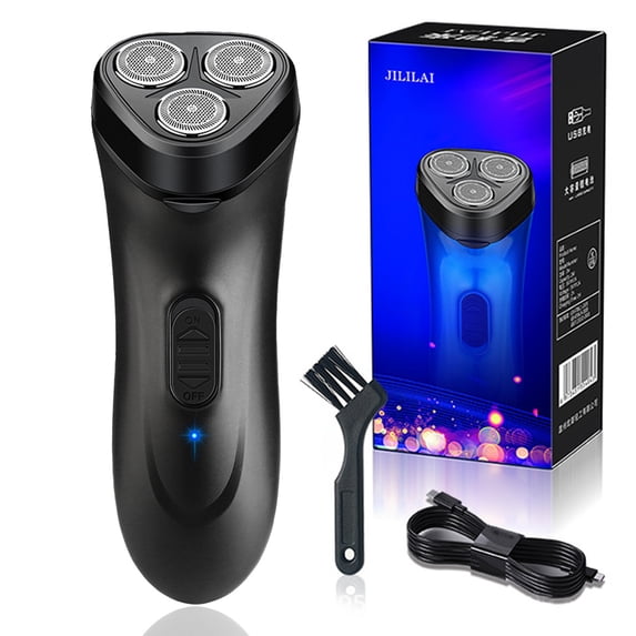 Komiseup Men'S Electric Shaver, Wet And Dry Electric Shaver, Rechargeable Rotary Shaver Razor