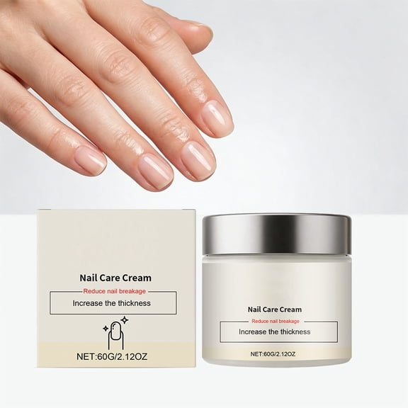 Komiseup Nail Care Cream Toenail Nail Repair For Damaged Strength Nail Growth Oil Oregano Oil Vitamin E 60g