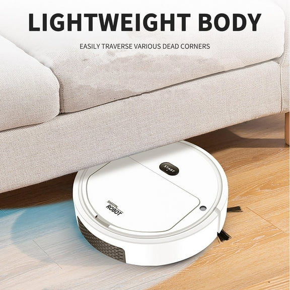 Komiseup Robot Vacuum and Mop Combo, Robotic Vacuum Cleaner with Schedule, 4 in 1 Mopping Robot Vacuum with Watertank and Dustbin, Slim, Ideal for Hard Floor, Pet Hair, Carpet