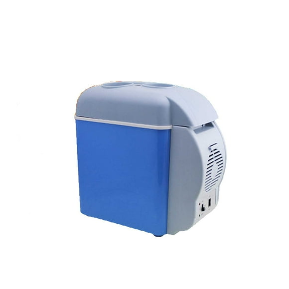 Komiseup Small Car Refrigerator, 7.5L Car Fridge, 12V DC Portable Electric Cooler and Warmer for Vehicles Trucks, Low Noise Portable Thermoelectric Fridge for Car, RV, Camping, Travel