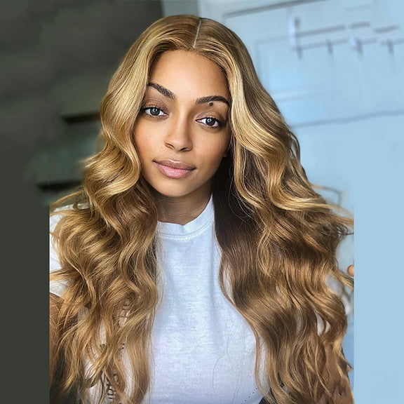 Komiseup Straight Sleek Long Full Hair Wig Short Wavy Curly Hair Bob Bangs Cosplay Party