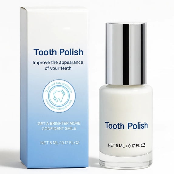 Komiseup Tooth Paint, Tooth Polish, Tooth Whitening Paint - Instant White Teeth, Gentle & Safe Formula