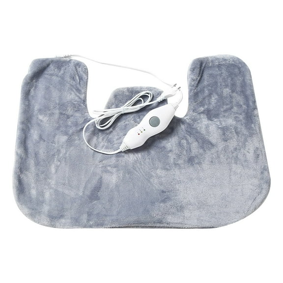 Komiseup Wearable Heated Throw Blanket, Electric Blanket Shawl, Electric Heated Wrap Poncho Shawl, Soft Flannel Wearable Heated Blanket Hoodie, Machine Washable