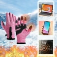 thumbnail image 1 of Komiseup Women Girls Gloves, Heated Gloves For Women, Rechargeable Fingerless Gloves, Winter Fingerless Thick Mittens For Teen, Intelligent Electric Heating Gloves, 1 of 1