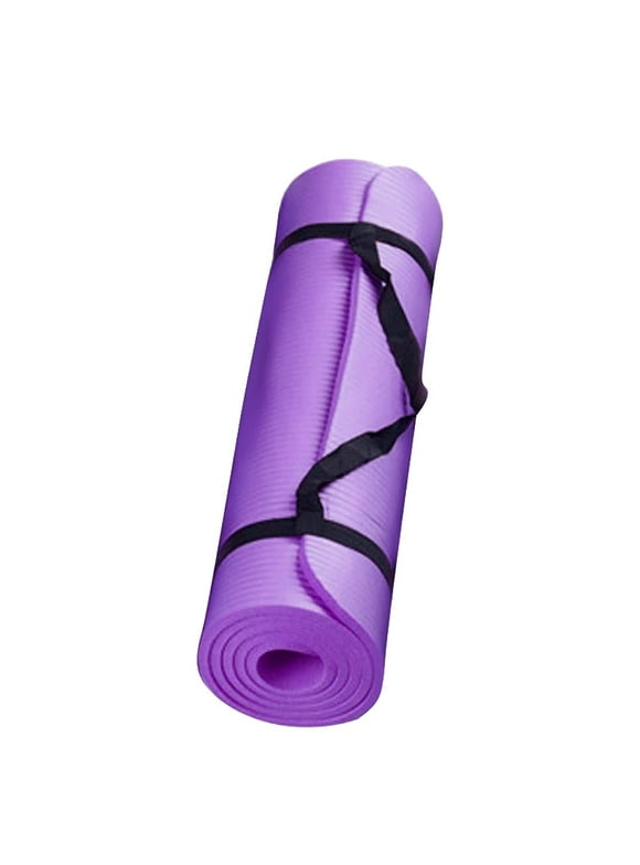 Komiseup Yoga Mat Non Slip, Eco Friendly Fitness Exercise Mat with Carrying Strap, Pro Yoga Mats for Women,Workout Mats for Home, Pilates and Floor Exercises