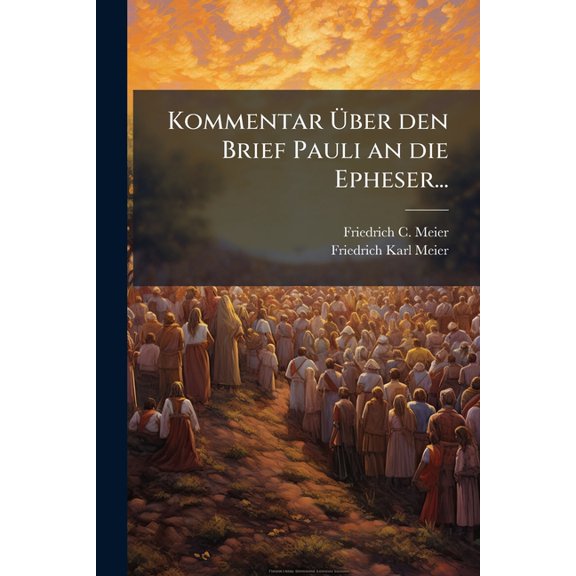 Kommentar Uber Den Brief Pauli an Die Epheser... Paperback