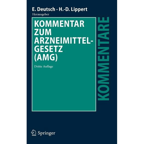 Kommentar Zum Arzneimittelgesetz (Amg), (Hardcover)