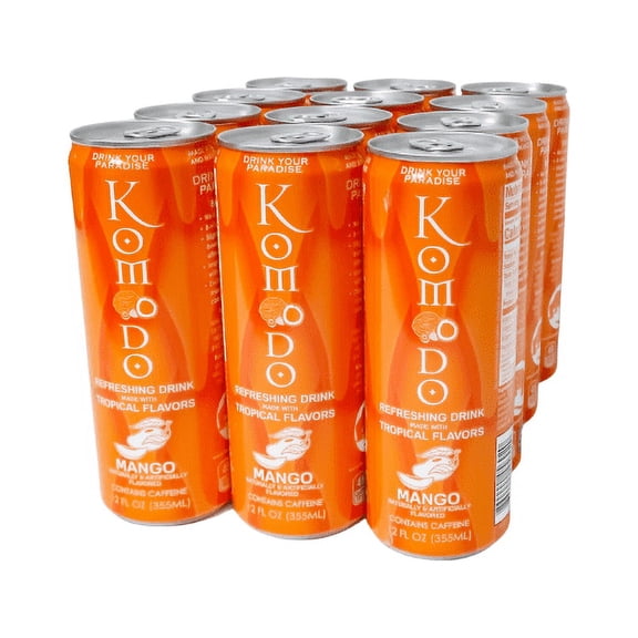 Komodo Coconut Sparkling Drink 12 Pack (Mango)