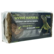 Komodo Compressed Coco Chip Brick, Reptile Bedding for Terrarium