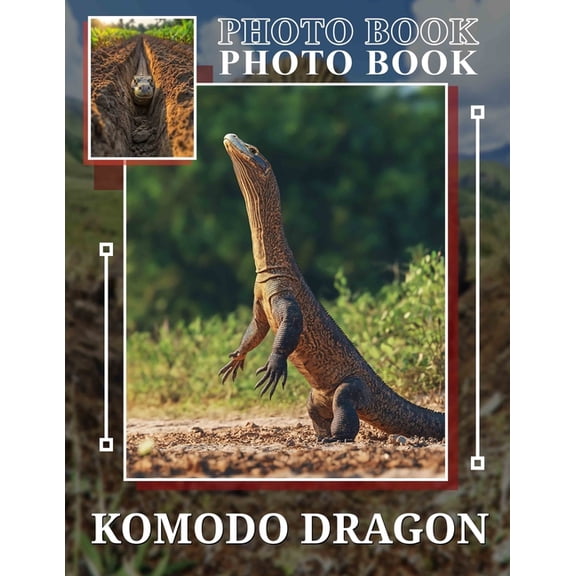Komodo Dragon Photo Book: 40 Stunning Visuals Of The World's Largest Lizard For Nature Lovers And Enthusiasts, (Paperback)