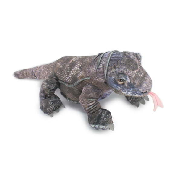 Komodo Dragon Plush Toy Lizard, Soft, Stuffed Reptile Toy, Educational, Realistic, Beautiful Design, Figure, Lifelike, Replica, Gift, 20" RI56 B659