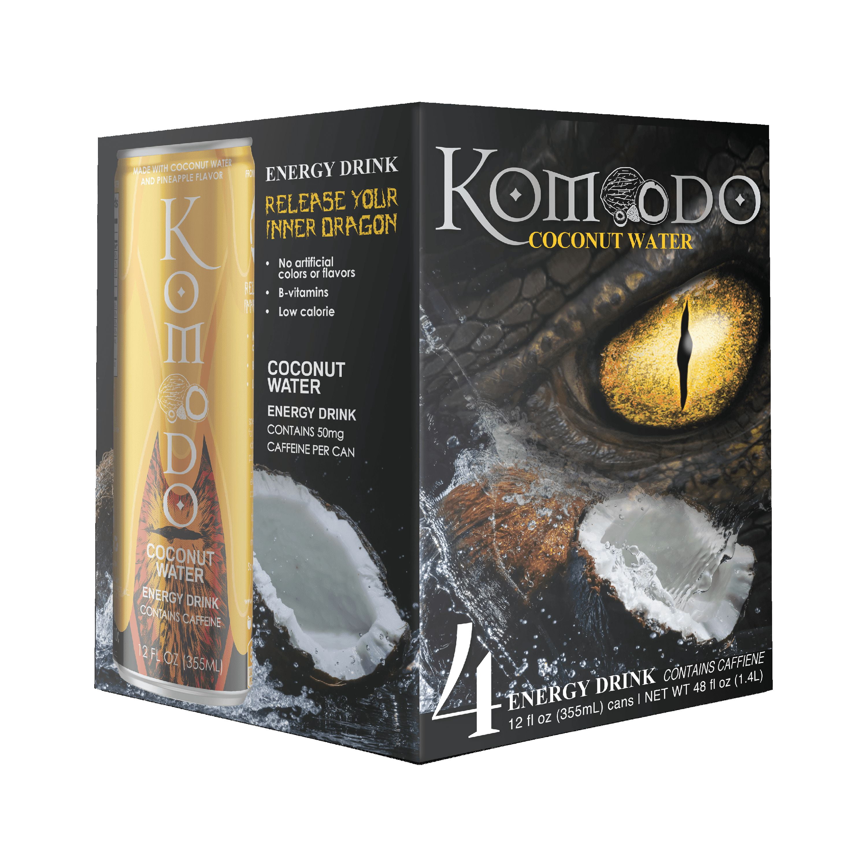 Komodo Energy Drink Pineapple (4 Pack)