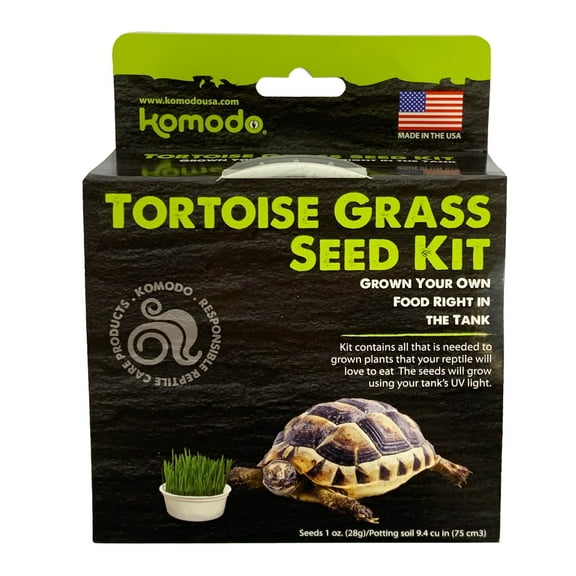 Komodo Grow Your Own Tortoise Grass Food Kit for All Life Stages