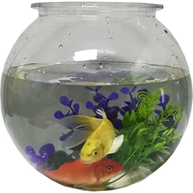 Komodo Reptile 93702 Round Plastic Fish Bowl - 1.5 gal