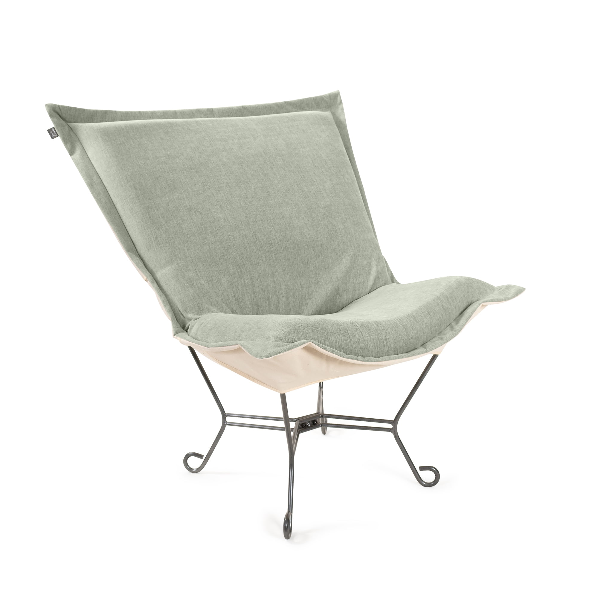 Komodo Sage Puff Chair and Frame
