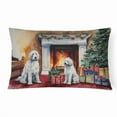 thumbnail image 1 of Komondor Cozy Christmas Throw Pillow 12 in x 16 in, 1 of 4
