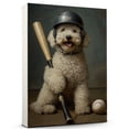 thumbnail image 1 of Komondor Dog Stretched Canvas Size 8x12 – Sports Dog, Perfect for Animal Lovers, Komondor Dog Canvas, Baseball Canvas Size Wall Art, 1 of 5