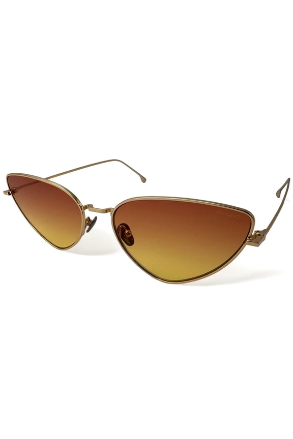 KOM-S6001 Ona Sunset Women's Metal Sunglasses Brown Lens
