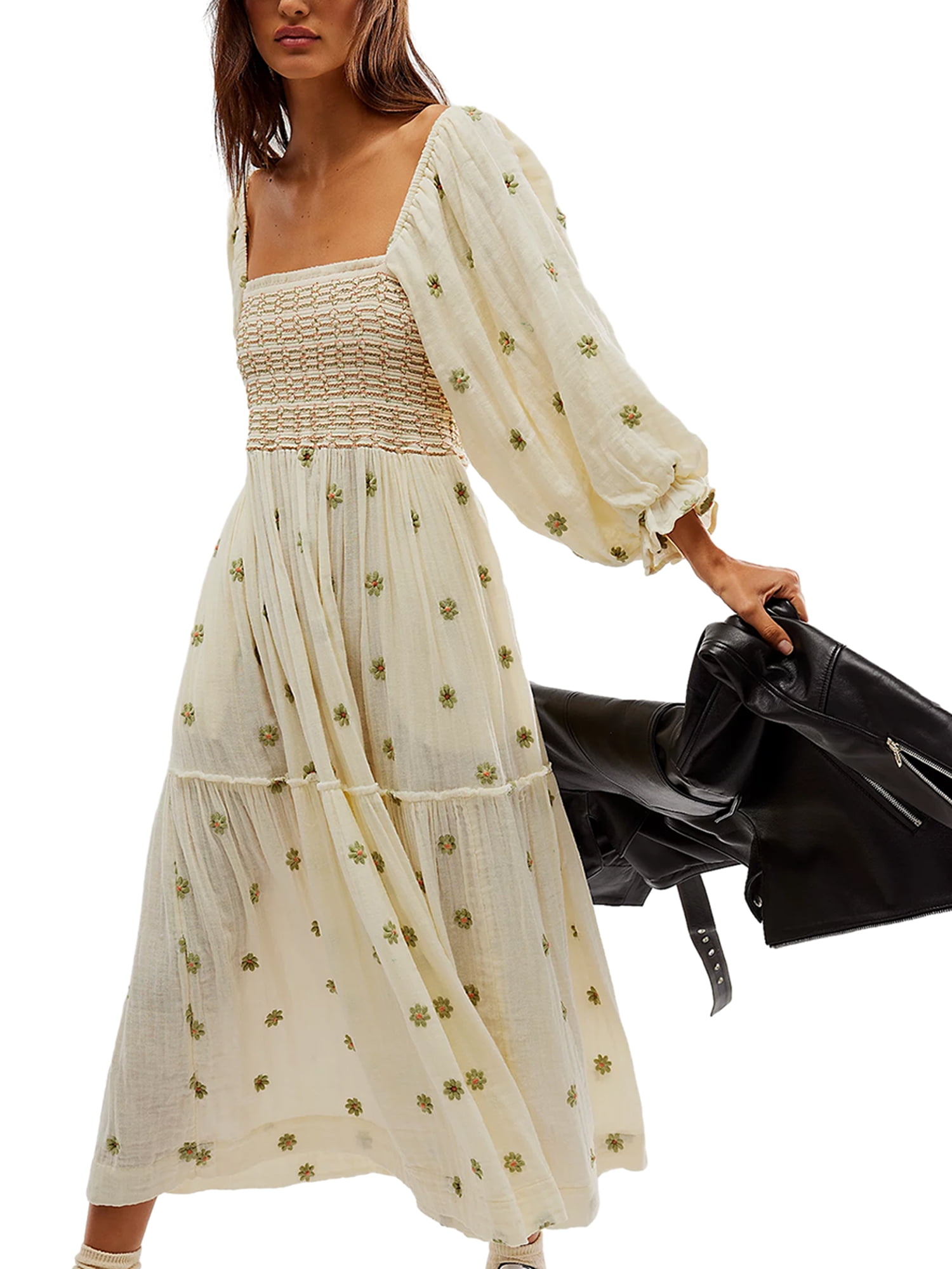 sachin and babi light blue dress Open-back ramie dress - Women