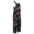 thumbnail image 1 of Komoo Women Plus Sizes Jumpsuit, Leaf Floral Print Square Neck Sleeveless Casual Overalls with Pockets for Girls (3 Colors), 1 of 9