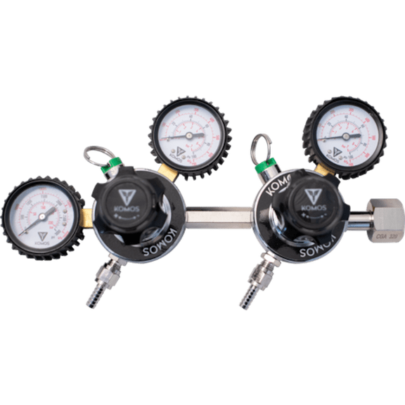 Komos Dual Body Draft Beer Regulator