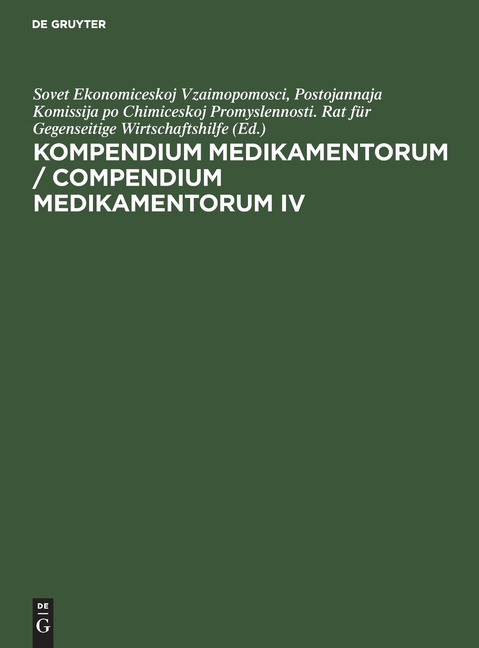 Kompendium medikamentorum / Compendium medikamentorum (Hardcover) - image 1 of 1