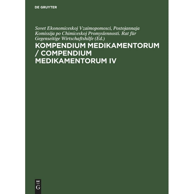 Kompendium medikamentorum / Compendium medikamentorum (Hardcover)