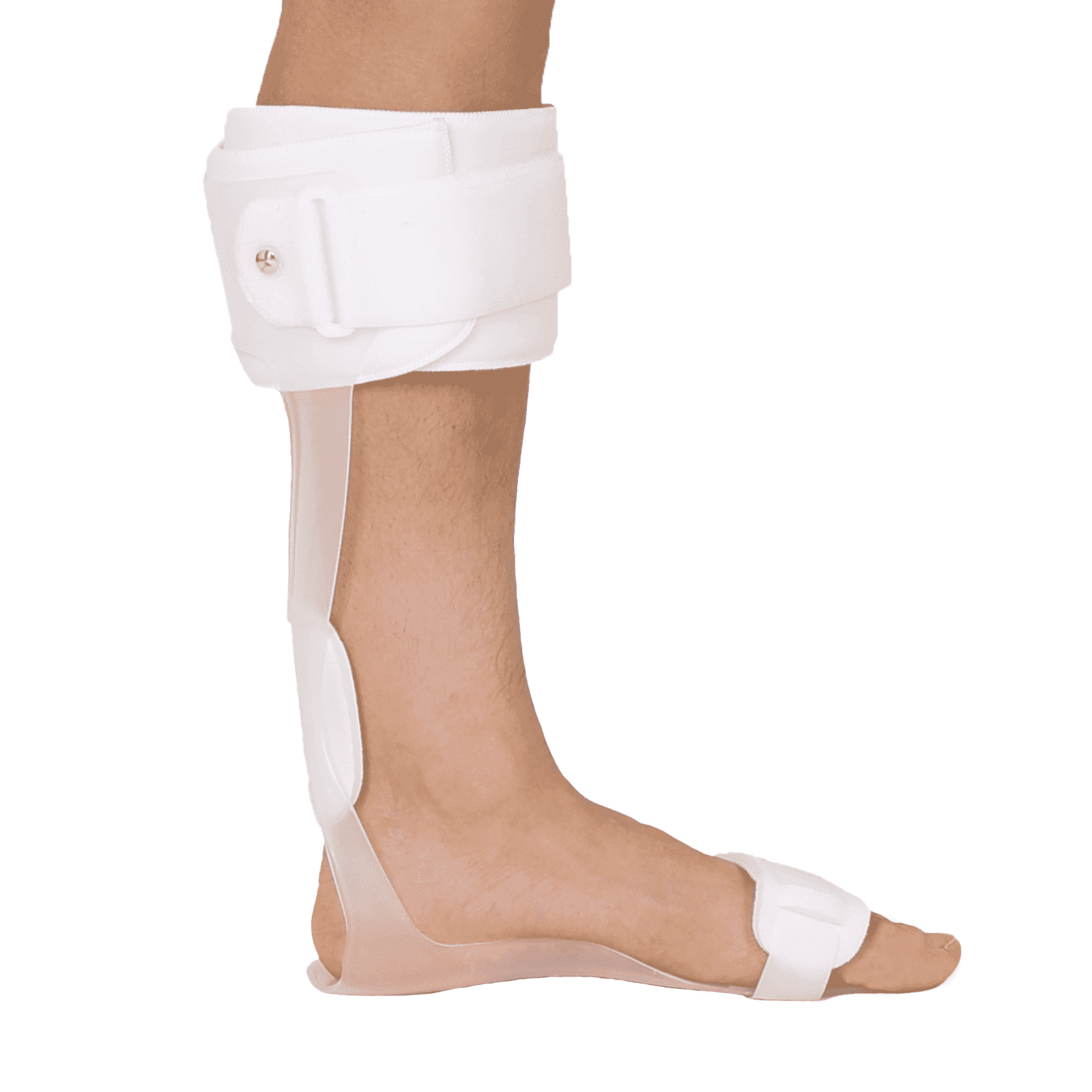 Komzer AFO Drop Foot Brace Medical Ankle Foot Orthosis Support Foot Drop Postural Correction Brace (Medium, Left)