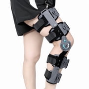 Komzer Hinged ROM Knee Brace, Post Op Immobilizer Knee Brace, Adjustable Orthopedic Support for Recovery Stabilization, ACL, MCL and PCL Injury