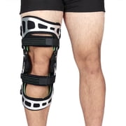 Komzer OA Unloader Booster for Mild to Moderate Knee Osteoarthritis, L/R, Silver/Green