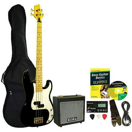 Kona Bass Guitar Starter Pack For Dummies