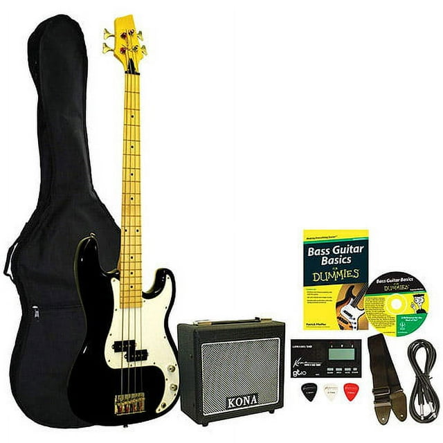 Kona Bass Guitar Starter Pack For Dummies