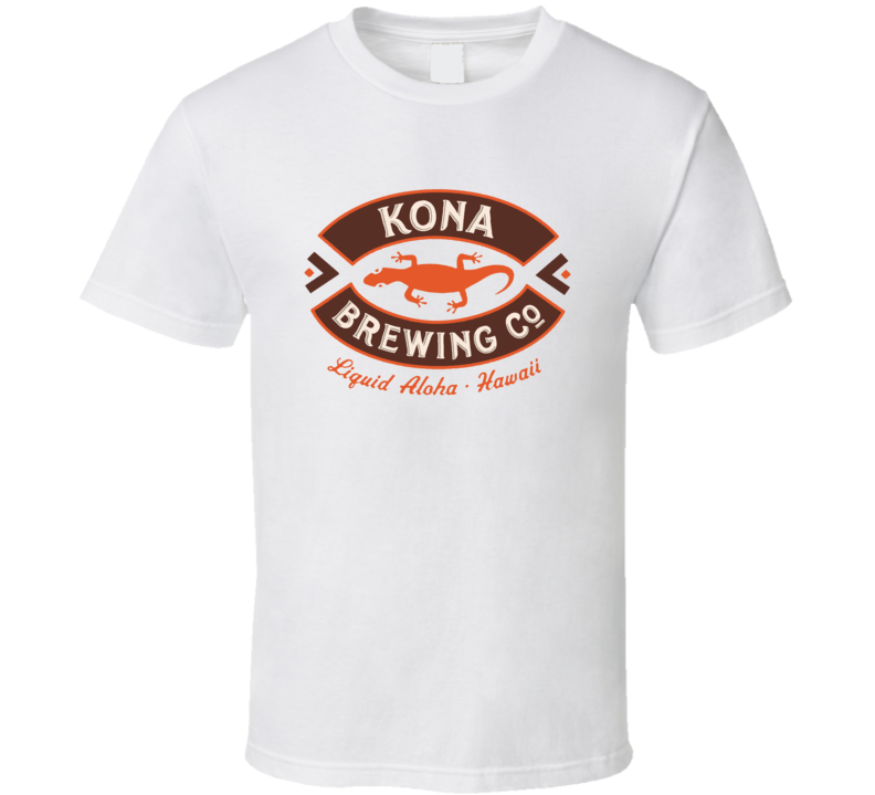 Kona Beer Hawaii Signature Alcohol T Shirt