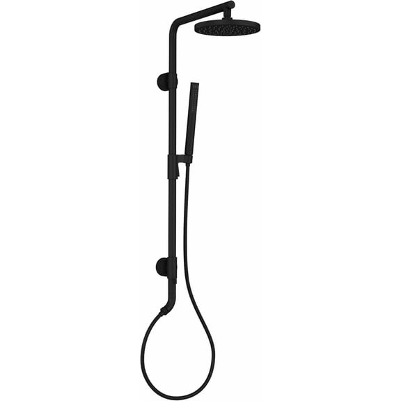 Kona Brass Shower System Matte Black