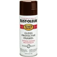thumbnail image 1 of Kona Brown, Rust-Oleum Stops Rust Gloss Protective Enamel Spray Paint, 12 oz, 1 of 13