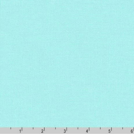Kona Cotton Solid AQS Challenge 2024 Aqua Blue Cotton Fabric Print by the Yard (AQUA-1005)