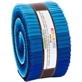 thumbnail image 1 of Kona Cotton Solids Waterfall Roll Up 40 2.5-inch Strips Jelly Roll Robert Kaufman Fabrics RU-782-40, 1 of 2