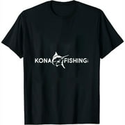 Kona Fishing Charters - Mauna Loa Logo Womens T-Shirt Black