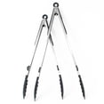 thumbnail image 1 of Kona Grill Tongs Set - Grill Mat Safe - 16" & 14" BPA Free Food Grade Silicone Grill Tongs, 1 of 5