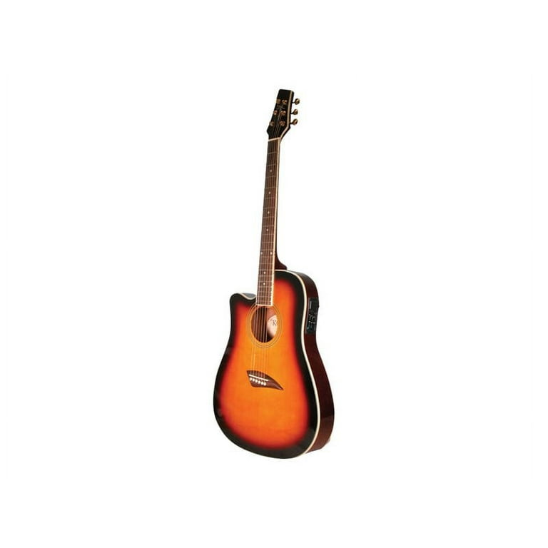 Kona K2 Series Left-Handed Thin Body Acoustic-Electric Guitar