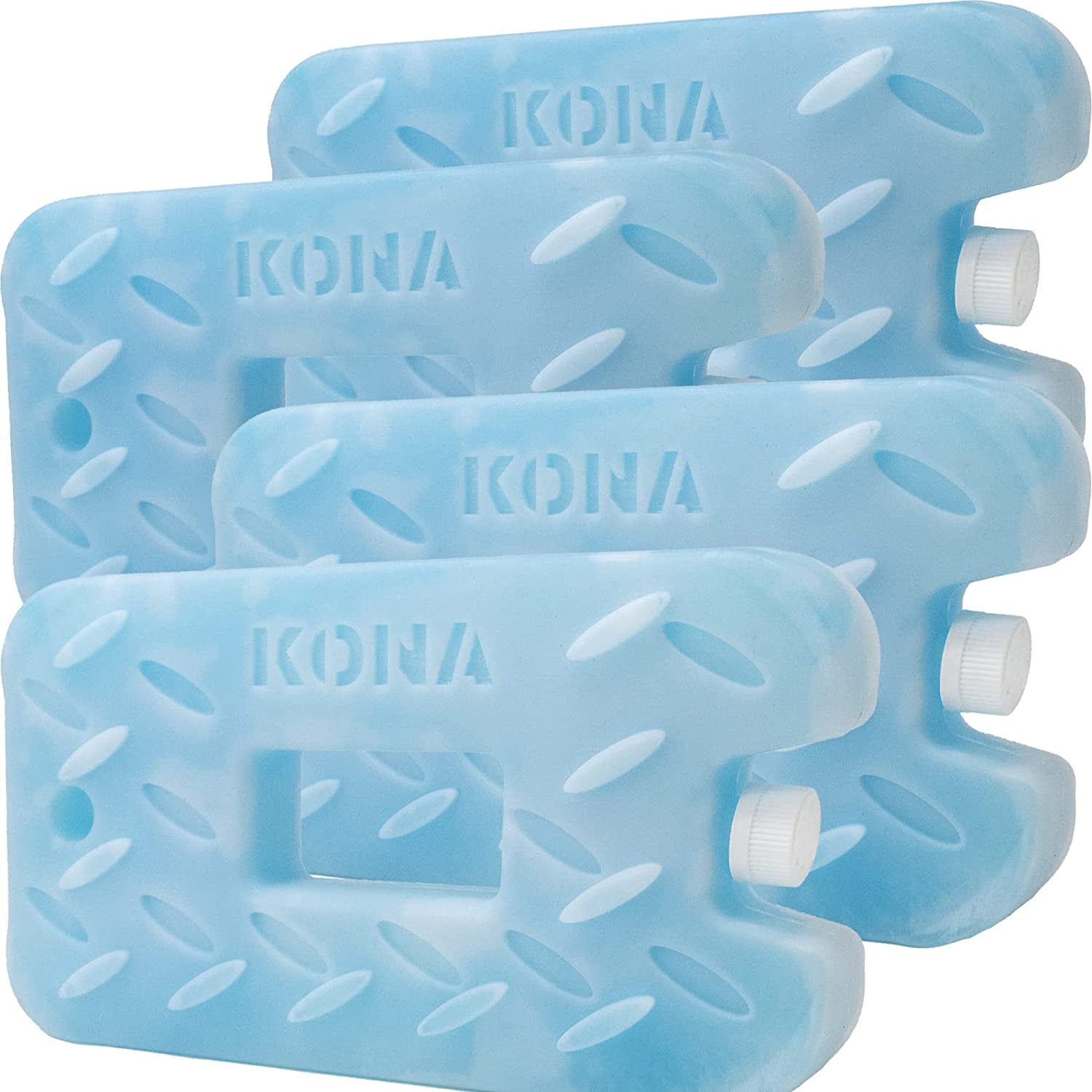 Kona XL 4 lb. Blue Ice Pack for Coolers - Extreme Long Lasting (-5C) Gel - Refreezable, Reusable 3 / Ready to Use