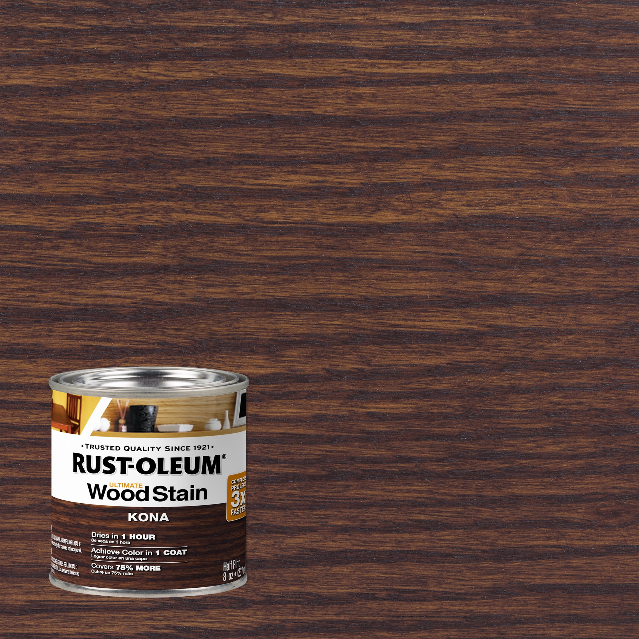 Vintage Aqua, Rust-Oleum Ultimate Wood Stain-316183, Half Pint 